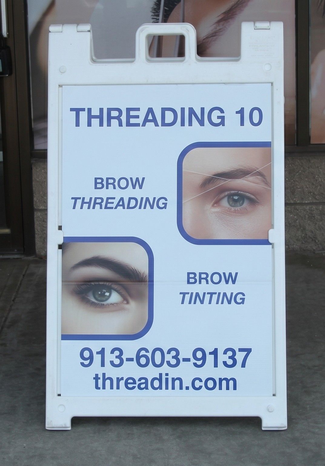 Threading 10 signage